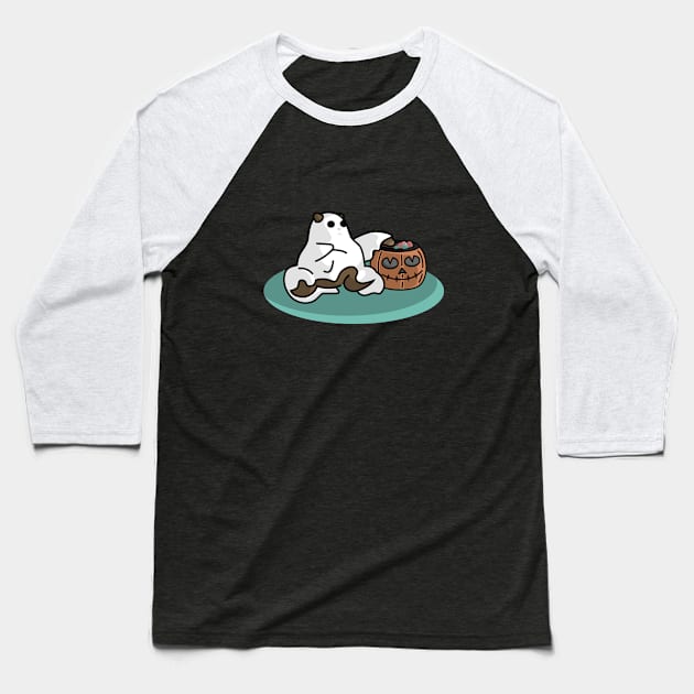 Halloween Trick Or Treat Success Baseball T-Shirt by ontenno